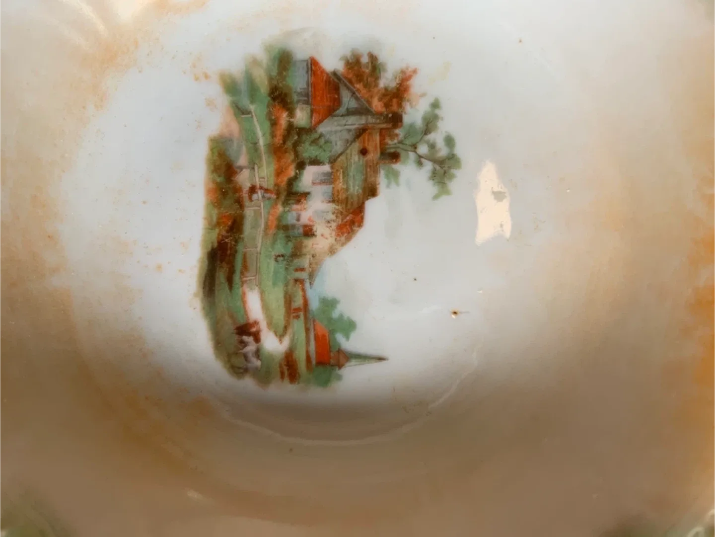 Antique German Porcelain Bowls - Set of 3 image indicator(3)