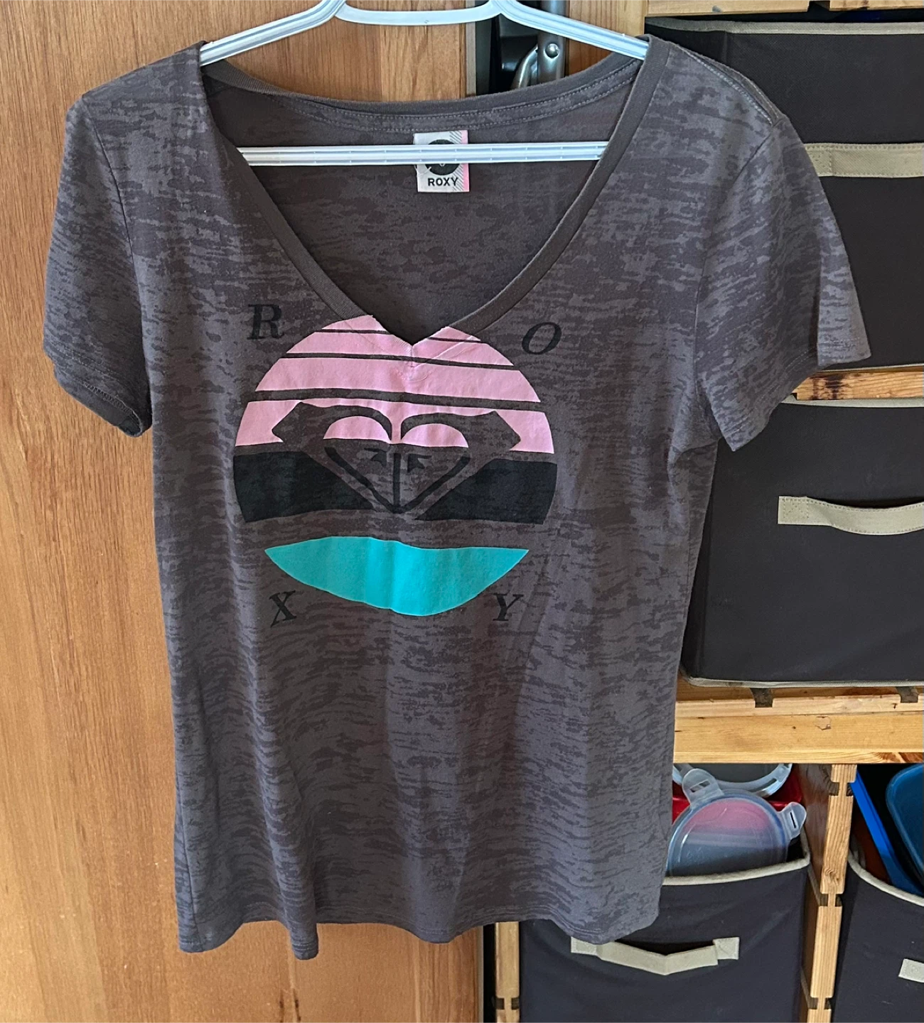 Roxy V-Neck Graphic Tee