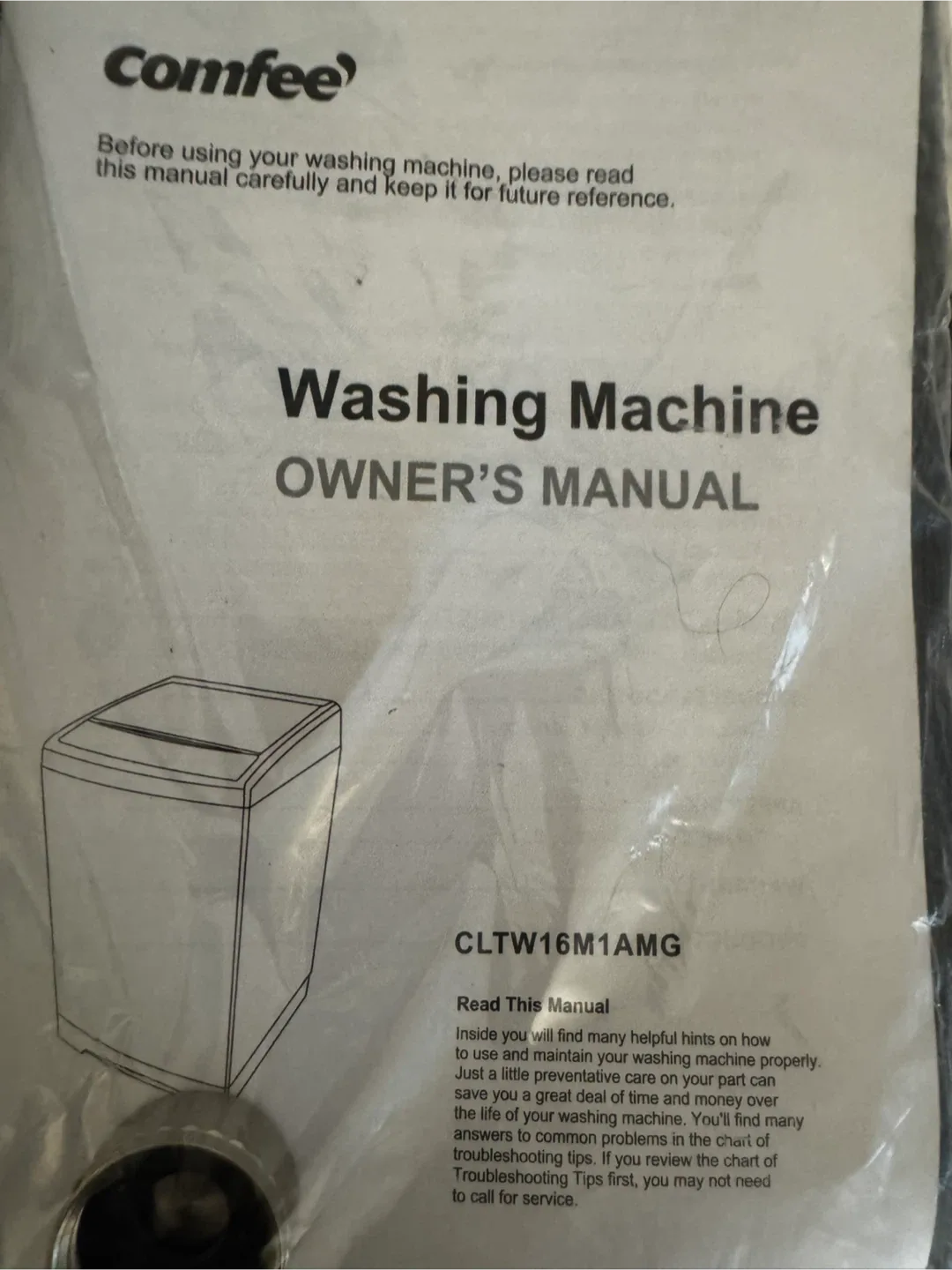 Comfee' Washing Machine CLTW16M1AMG image indicator(3)