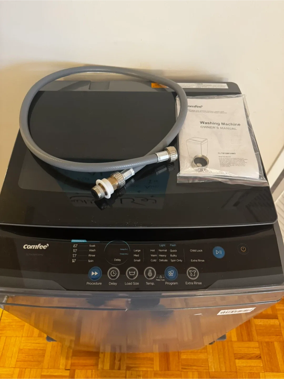 Comfee' Washing Machine CLTW16M1AMG image indicator(4)