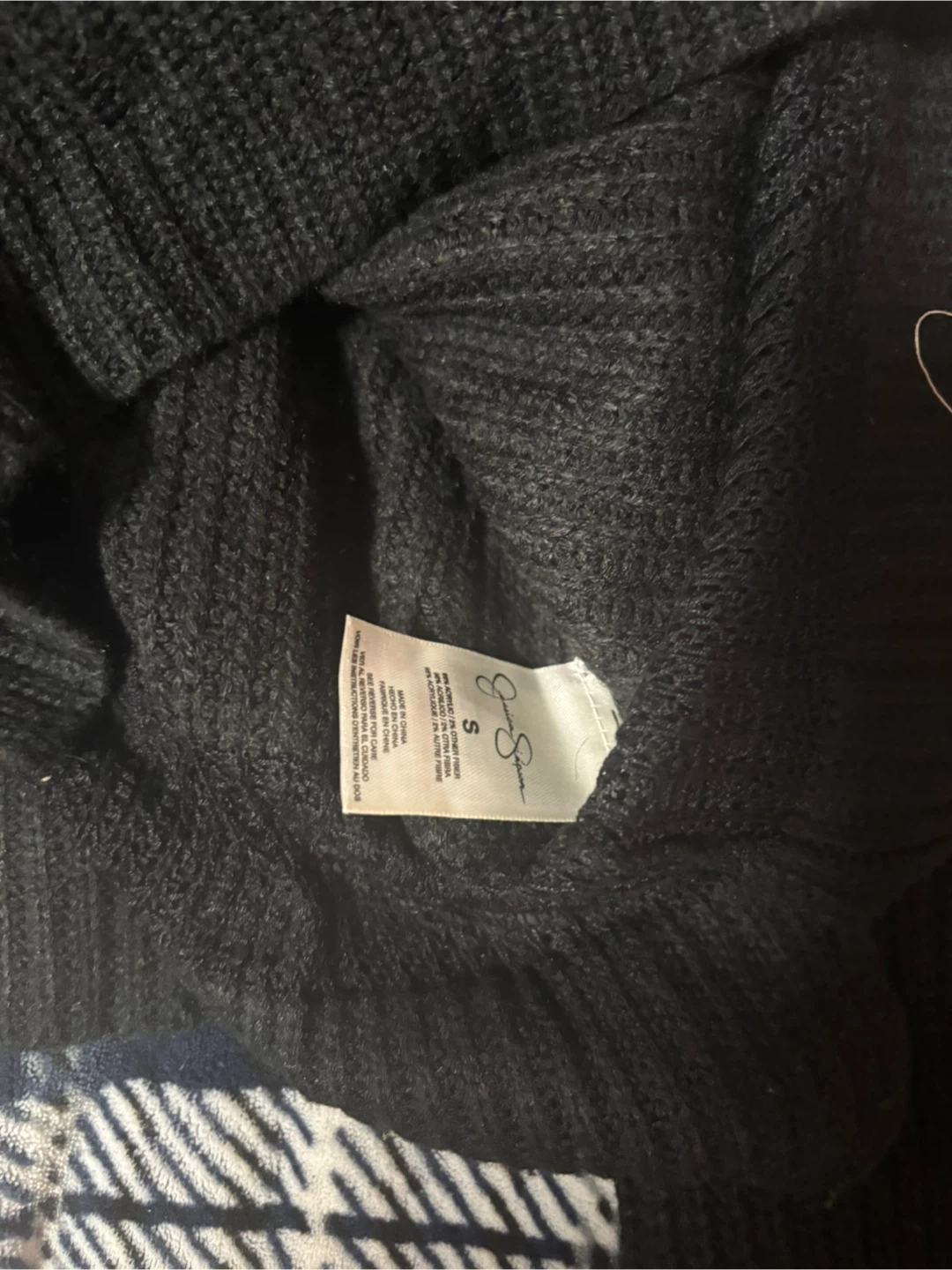 Jessica Simpson Black Knit Sweater - Size S - photo 2