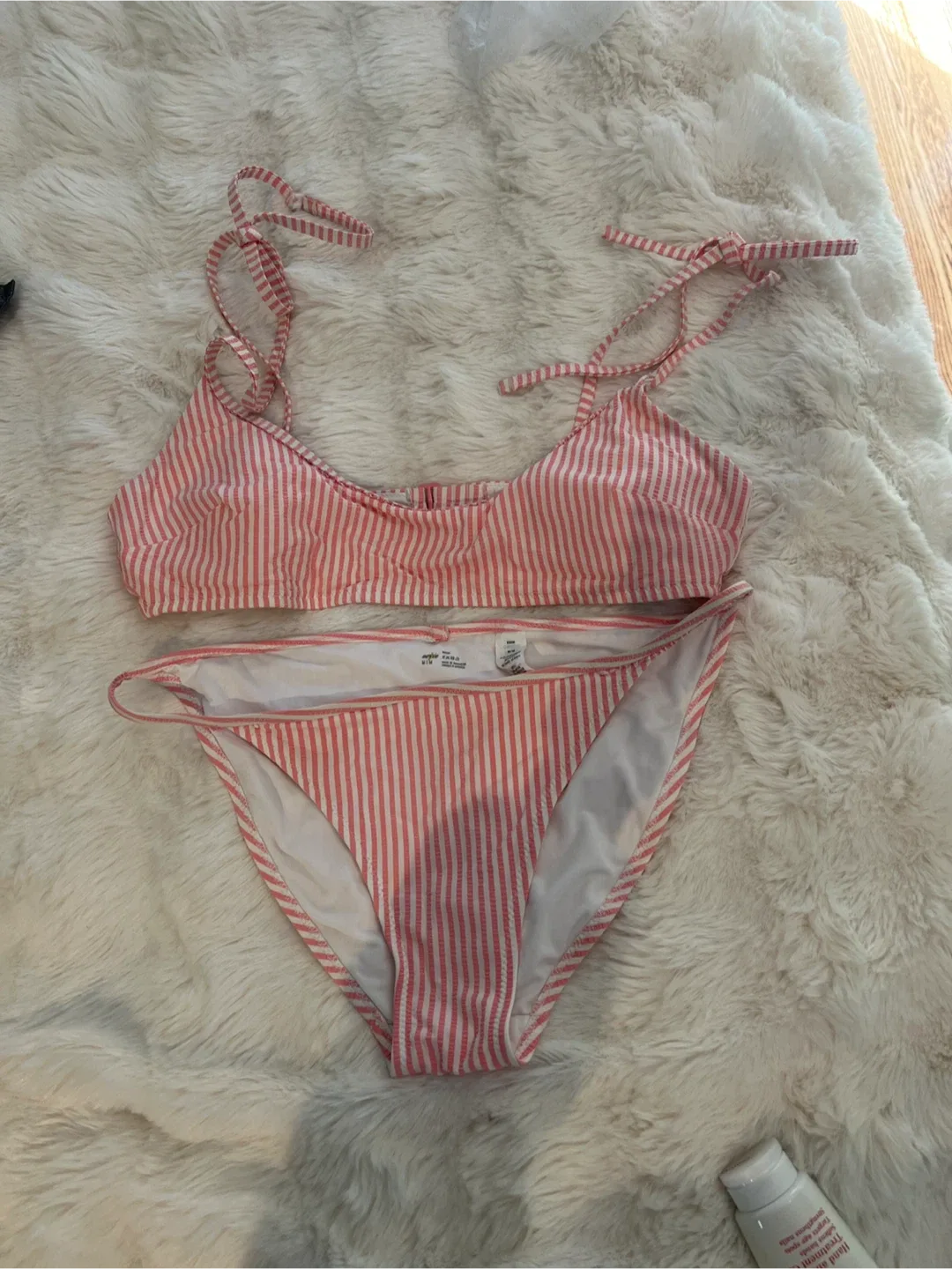 Aerie Striped Bikini Set - Size M thumbnail