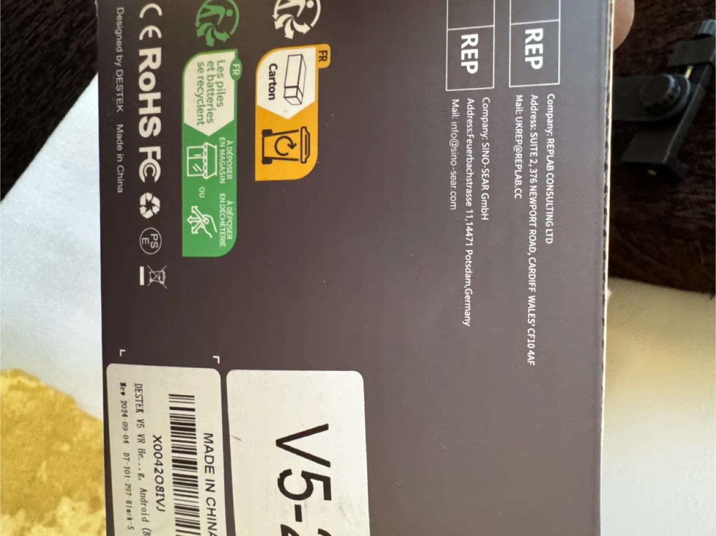 DESIER V5-2 VR Headset image indicator(4)