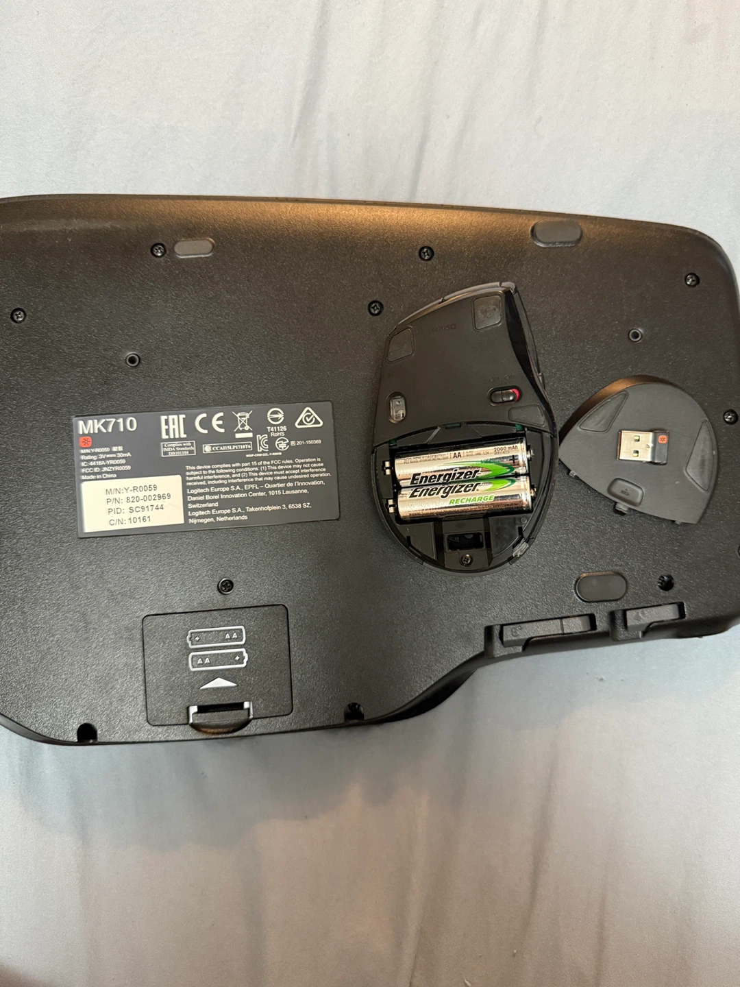 Logitech MK710 Wireless Keyboard and Mouse Combo - photo 3