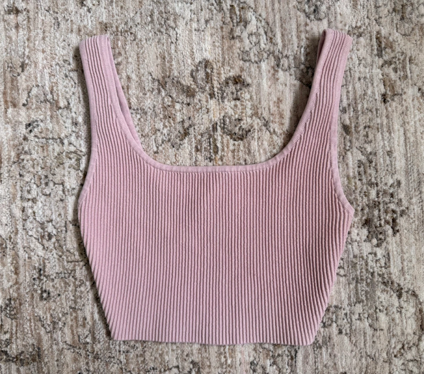 Babaton Aritzia Sculpt Knit Cropped Tank - XS