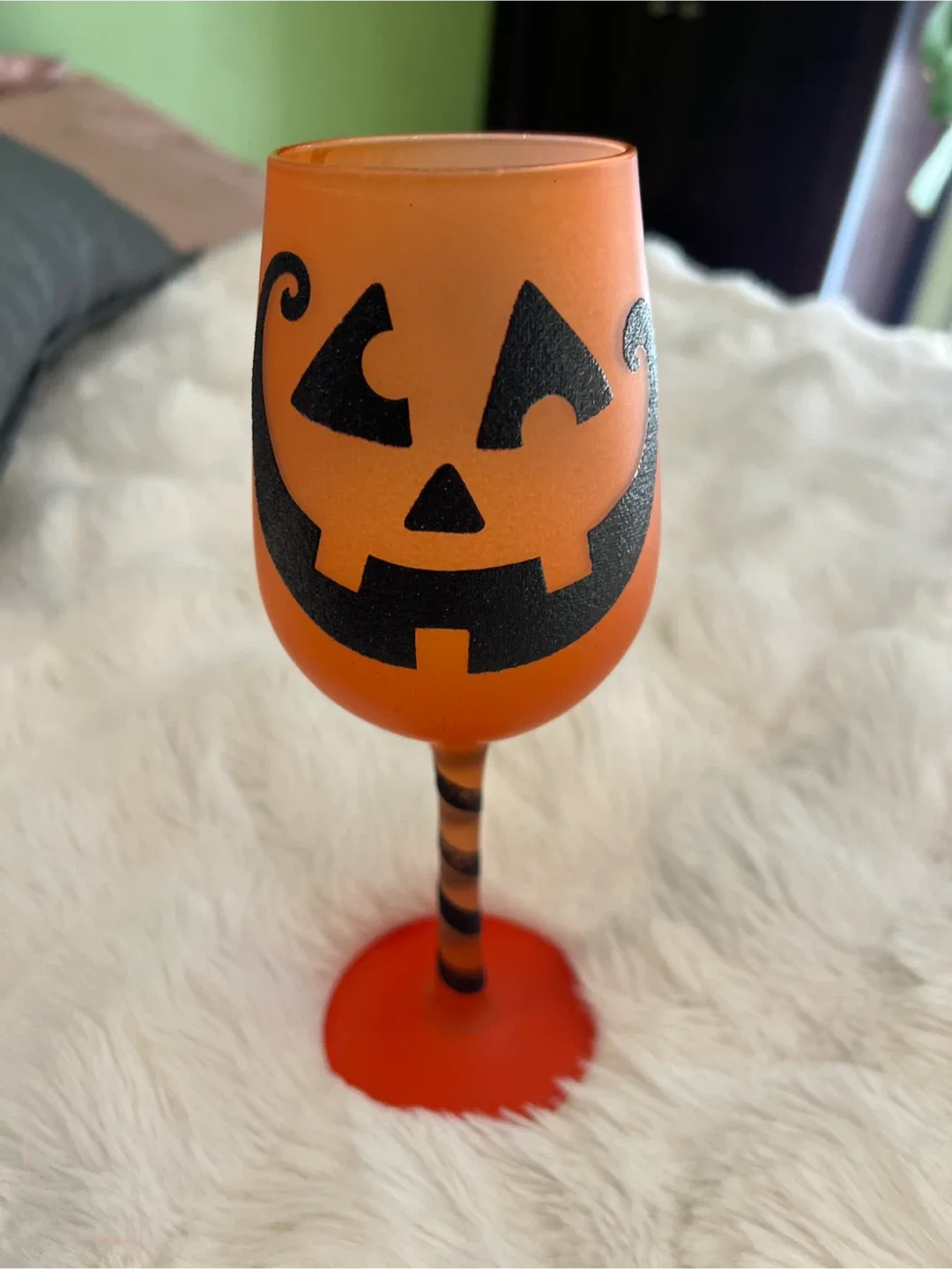 Halloween Wine Glass - Get Smashed & Jack O'Lantern thumbnail