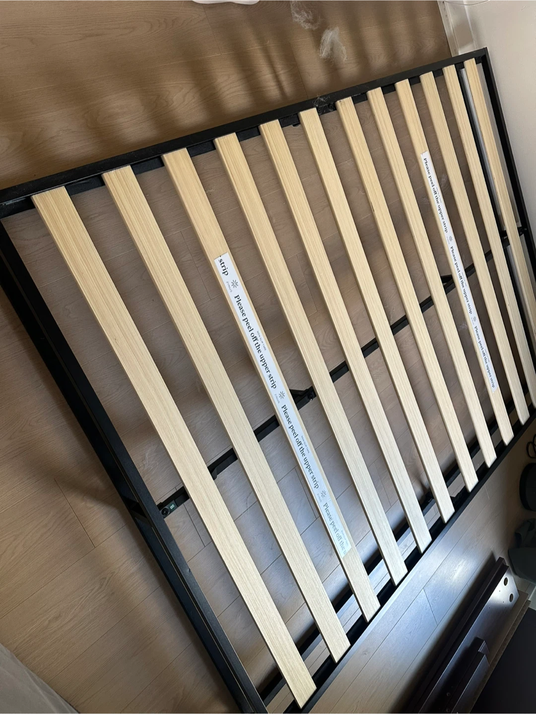 Black Metal Bed Frame - Queen Size