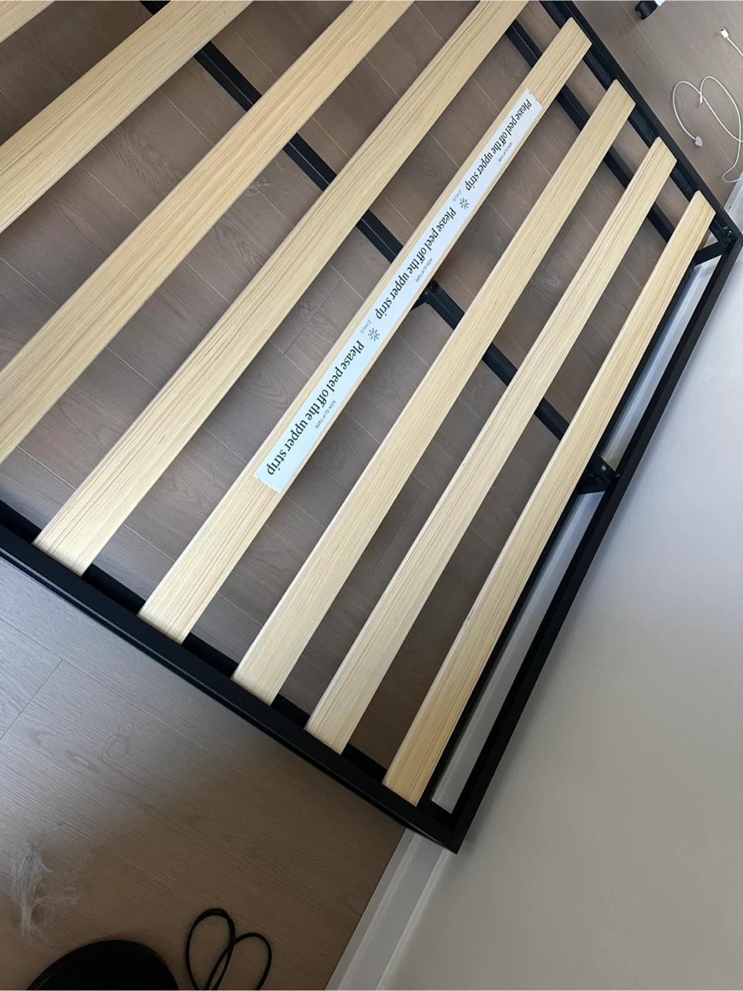 Black Metal Bed Frame - Queen Size - photo 2