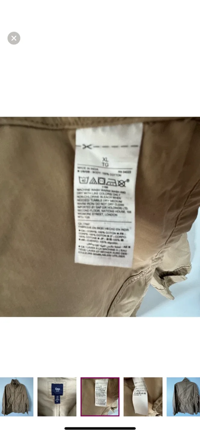 Gap Beige Jacket image indicator(3)