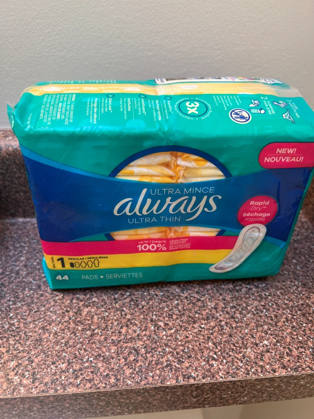 Always Ultra Thin Regular Pads, 44 count