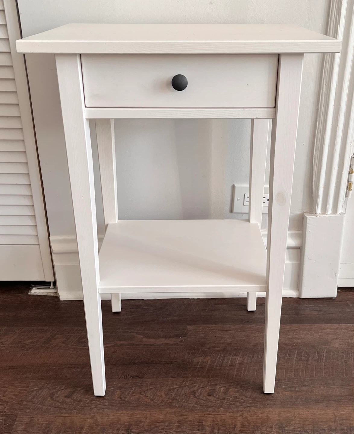2x IKEA Hemnes White Stain Nightstand
