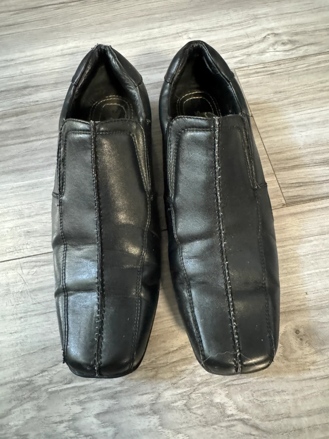 Men's Black Dress Shoes, Size 9