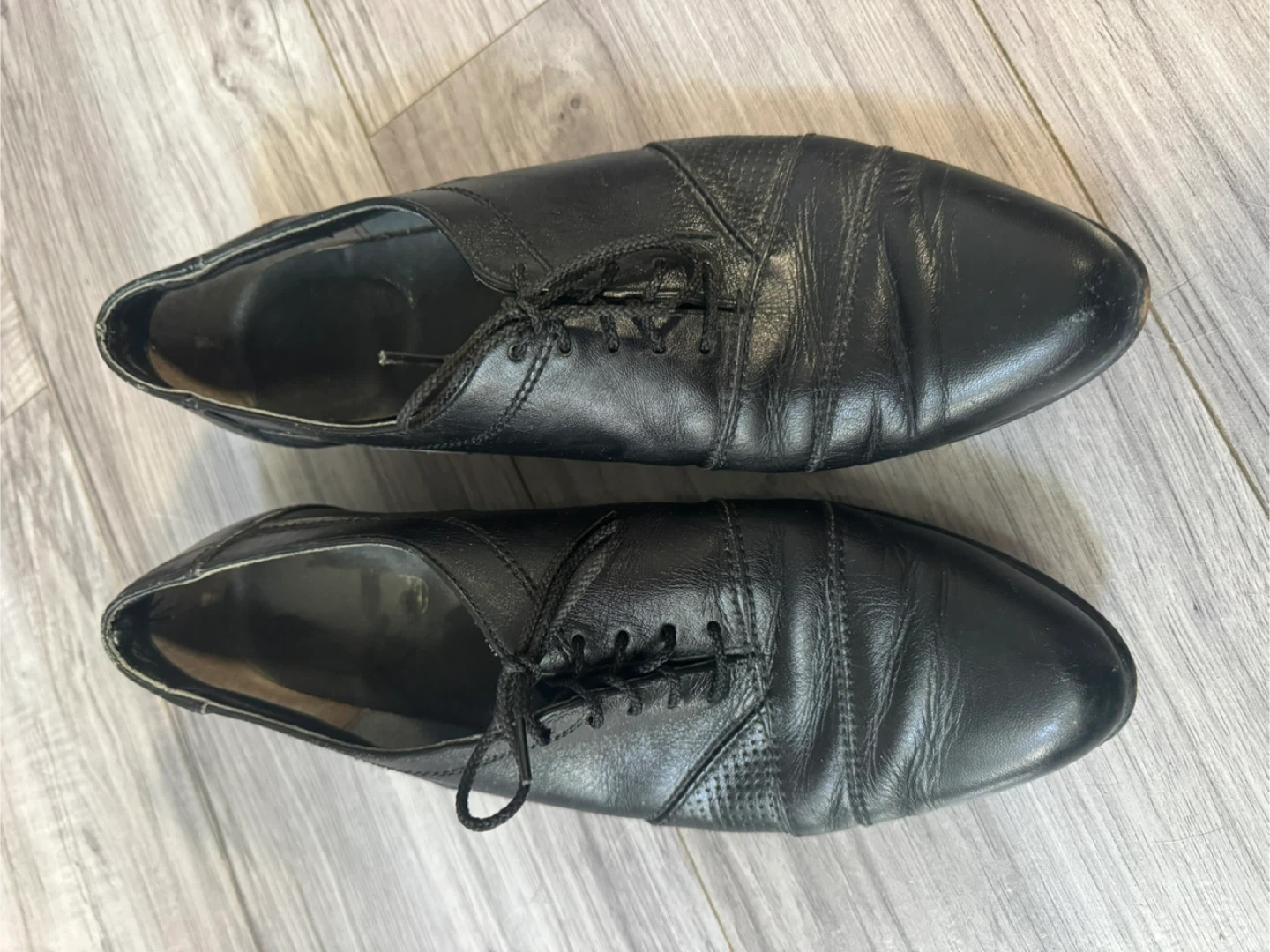 Men's Black Dress Shoes, Size 9 - photo 4