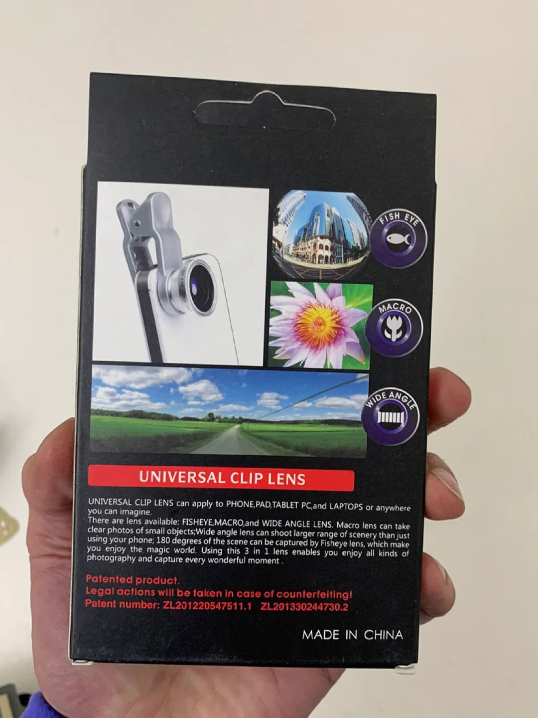 Universal Clip Lens - 3-in-1 Photo Lens / electronics / camera image indicator(3)