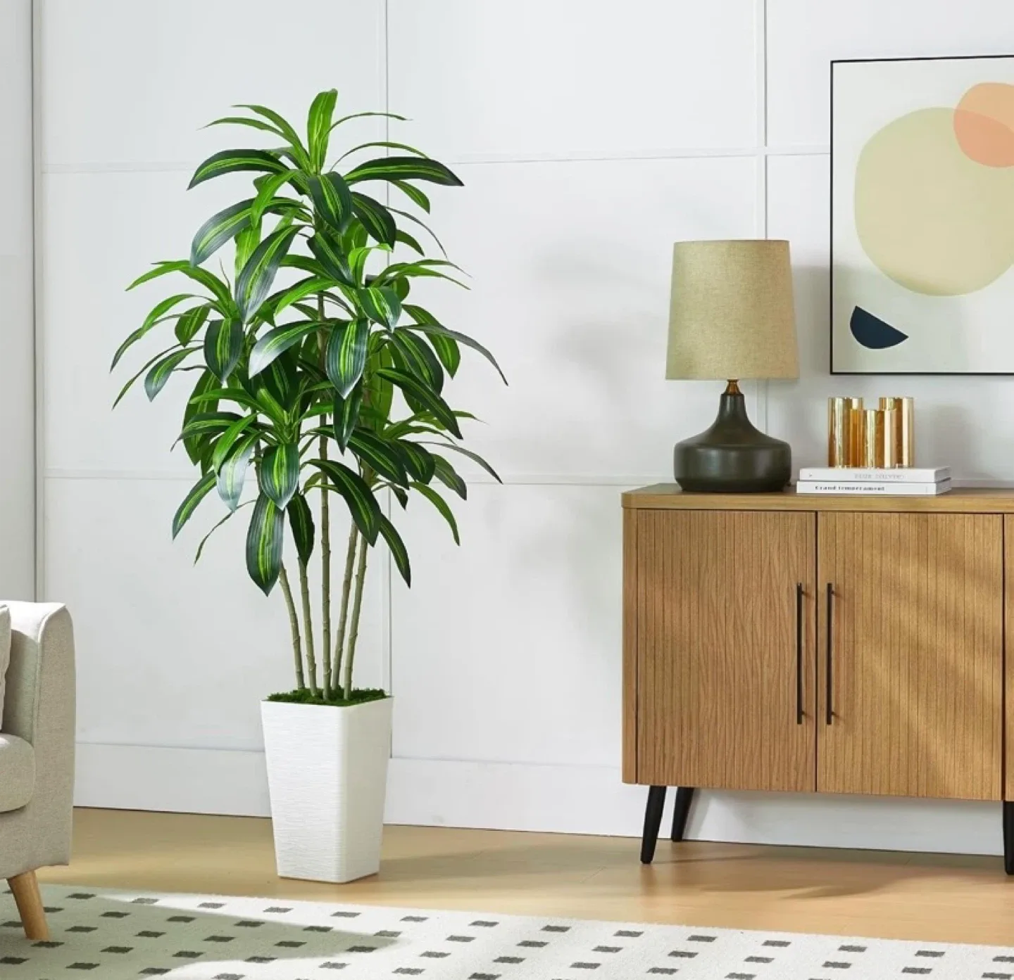 New Artificial Dracaena Tree 6FT image indicator(5)