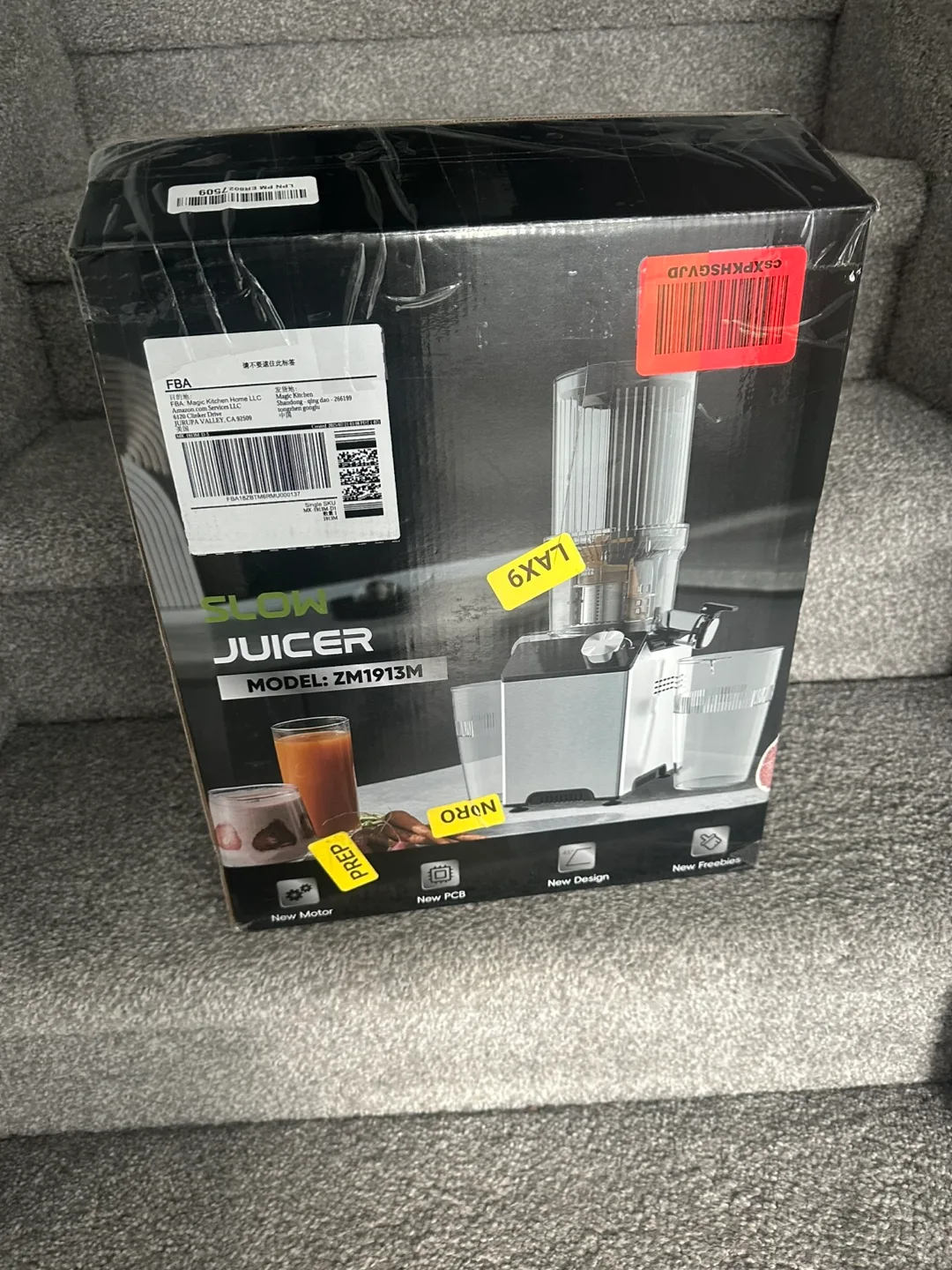 Brand New Cold Press Juicer-Stainless Steel, Wide Chute image indicator(9)