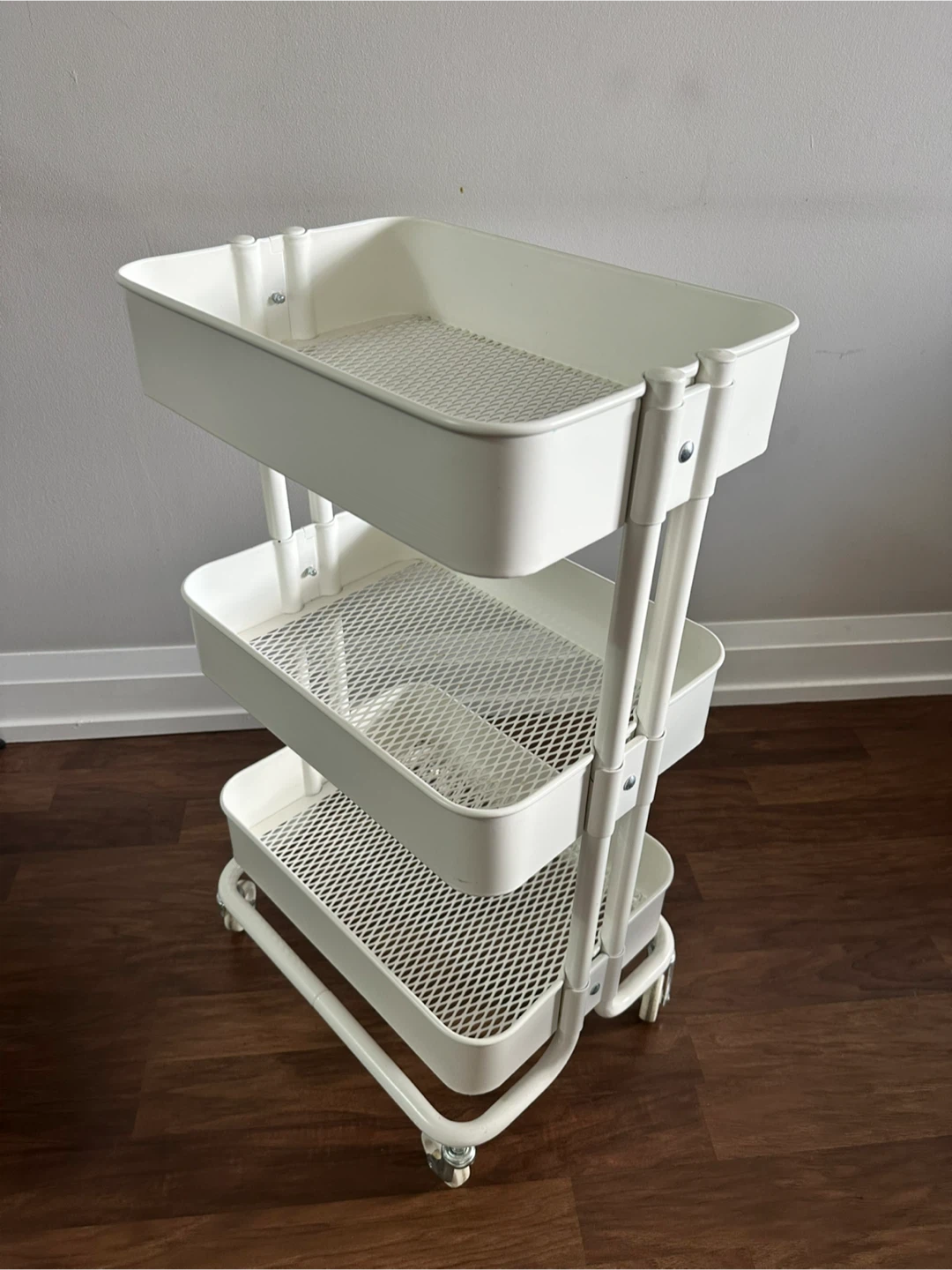 White Utility Trolley - photo 2