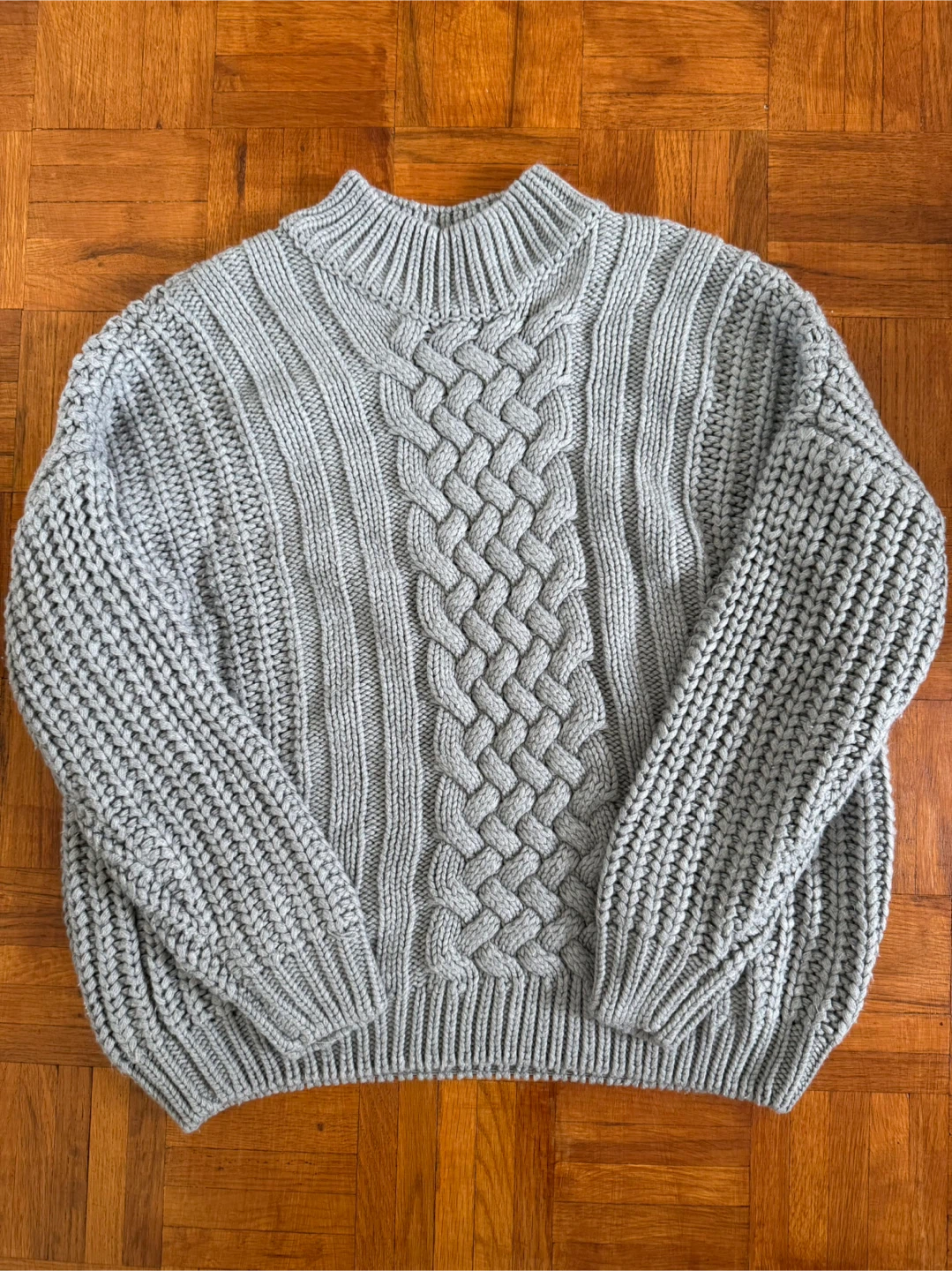 Cozy grey Sweater - XS
