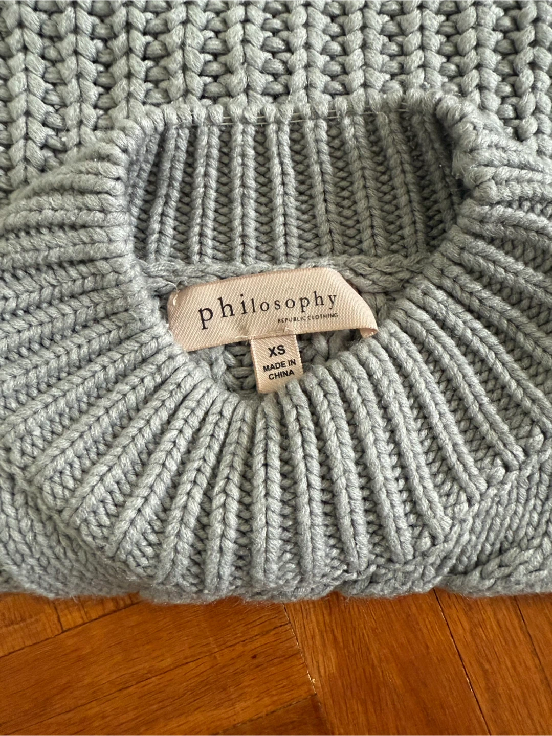 Cozy grey Sweater - XS - photo 3