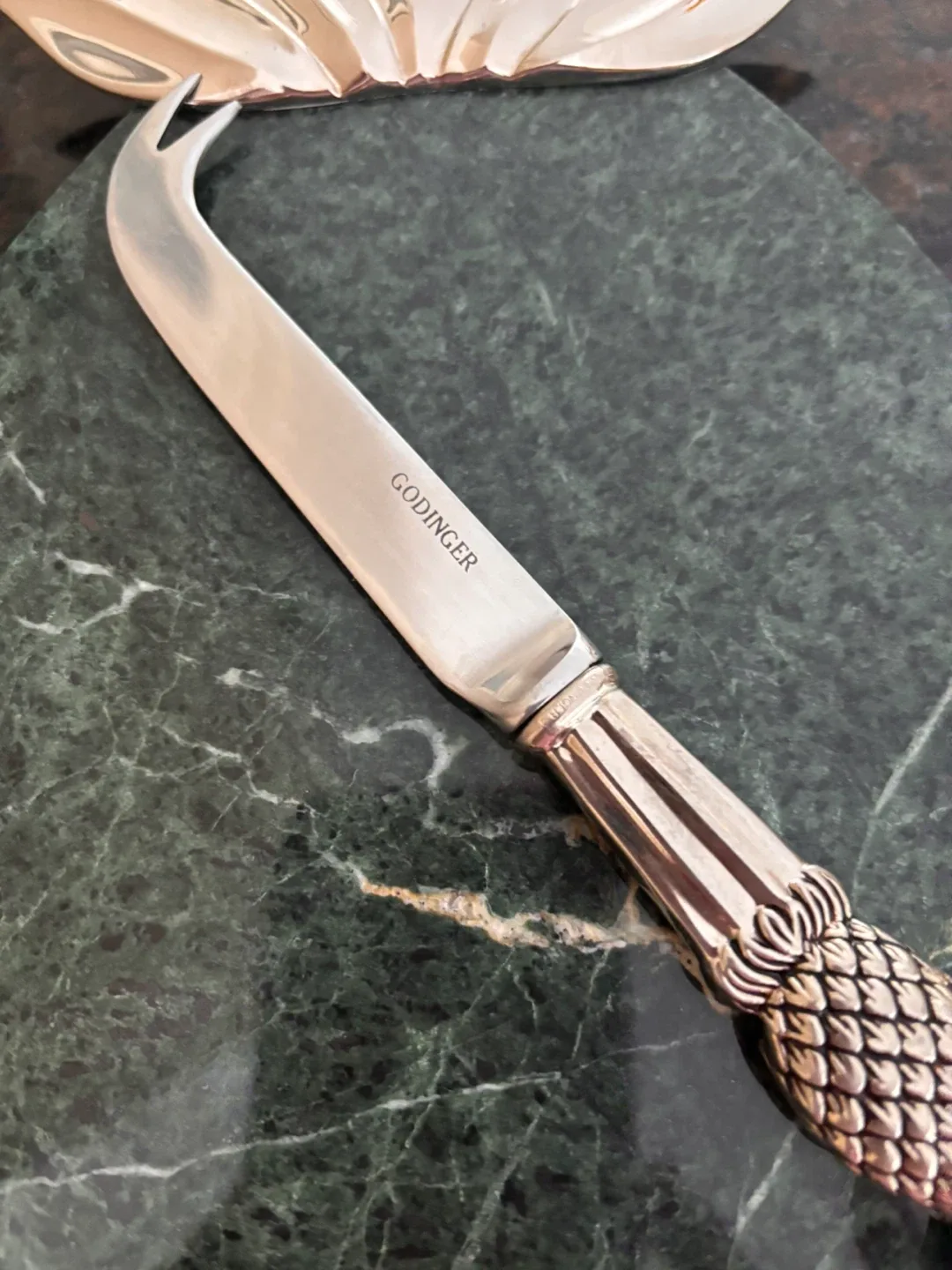 Godinger Marble Cheese Board & Cheese Knife🥕 image indicator(3)