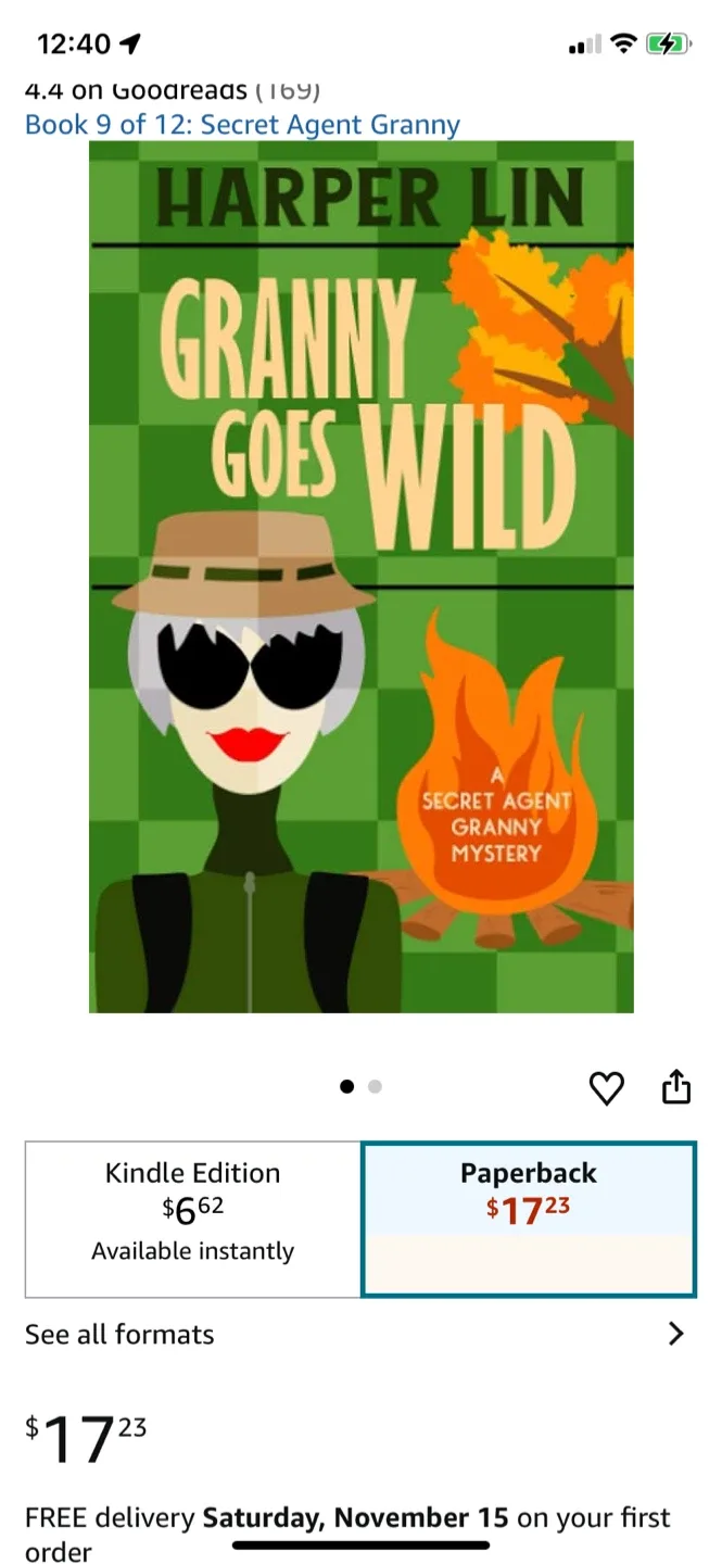 Secret Agent Granny Mystery Book Series by Harper Lin image indicator(4)