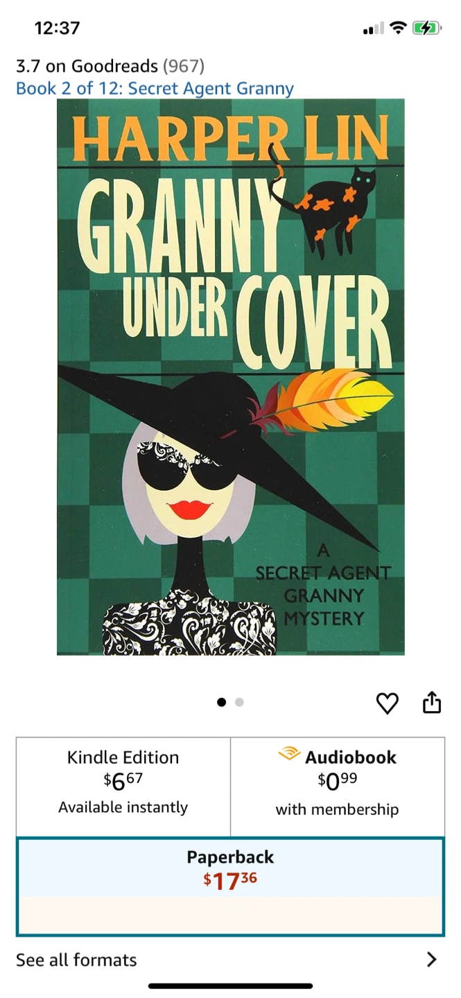 Secret Agent Granny Mystery Book Series by Harper Lin - photo 2
