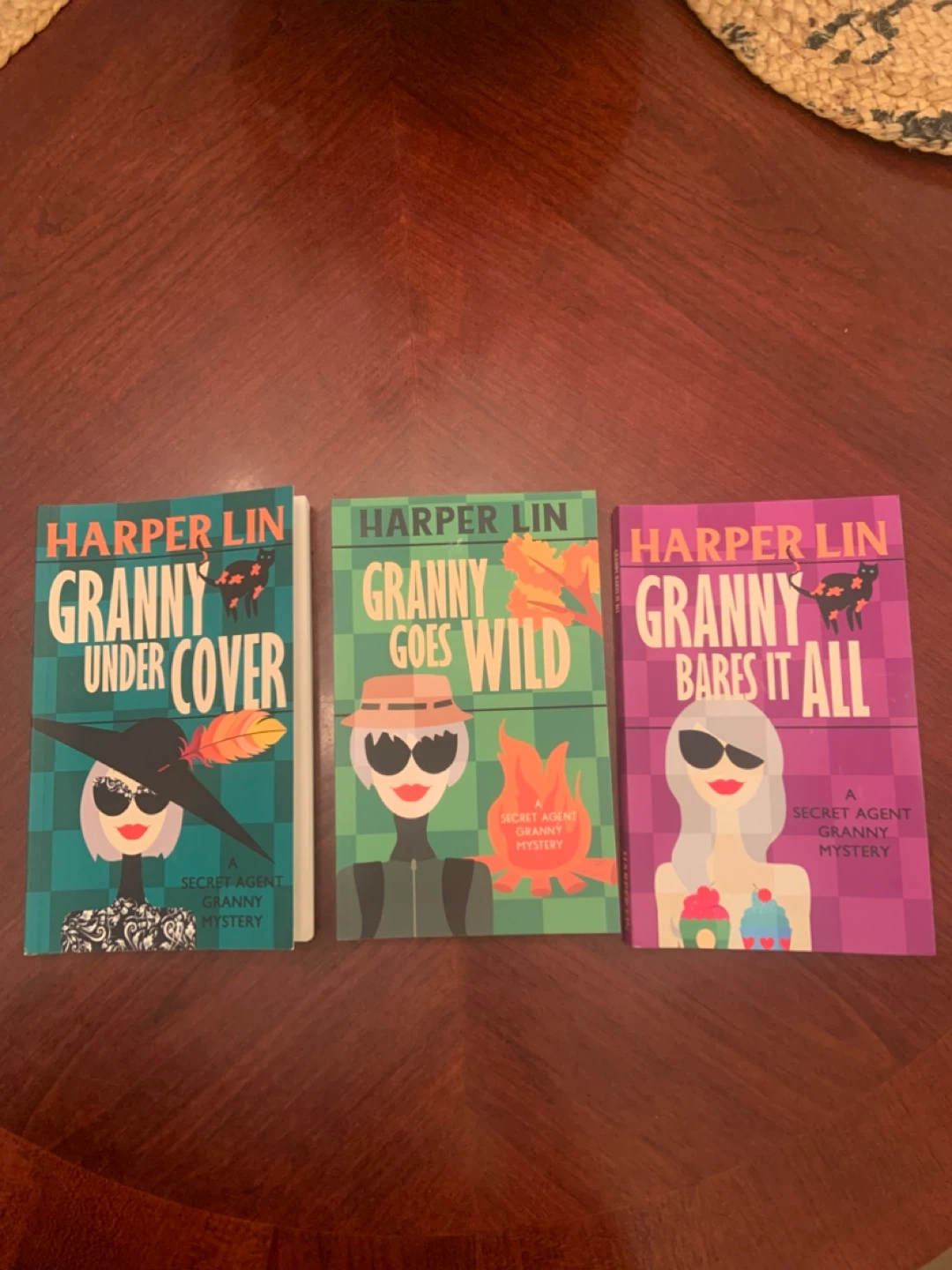 Secret Agent Granny Mystery Book Series by Harper Lin
