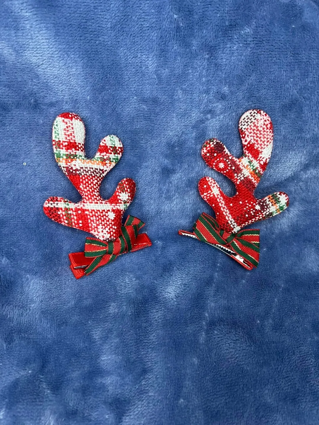 Reindeer Antler Hair Clips - Holiday Accessories image indicator(6)