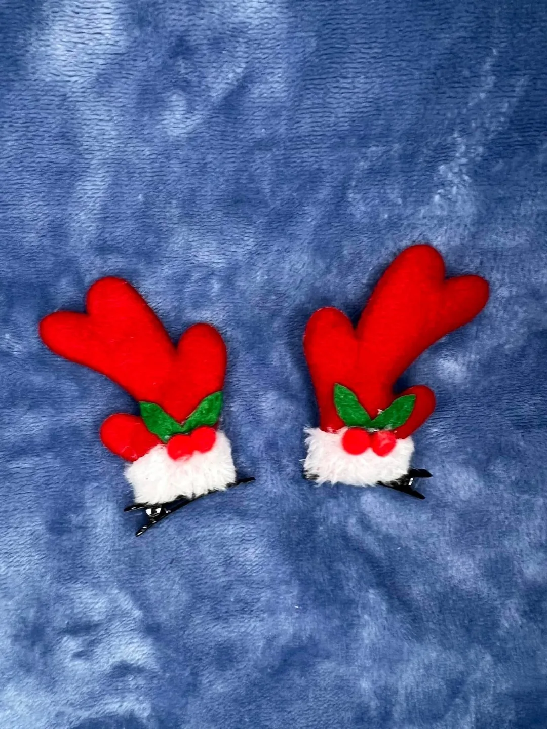 Reindeer Antler Hair Clips - Holiday Accessories image indicator(4)