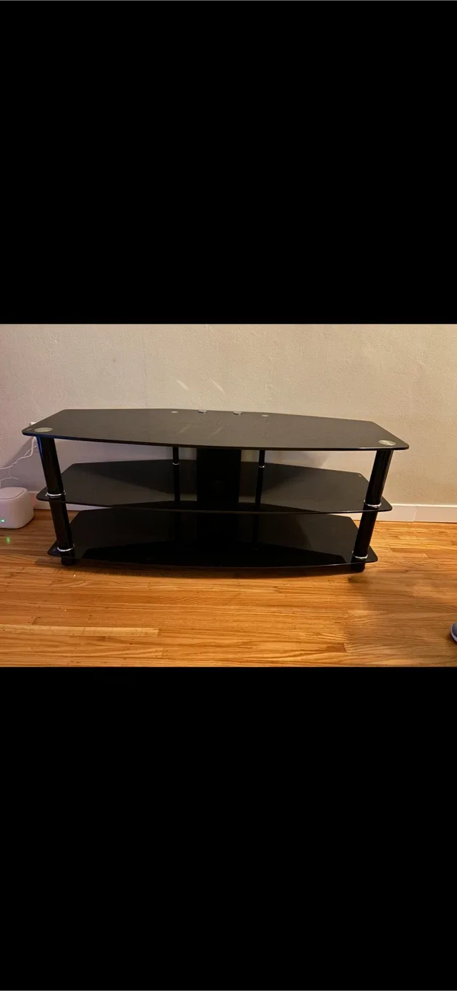 Black Glass TV Stand image indicator(3)