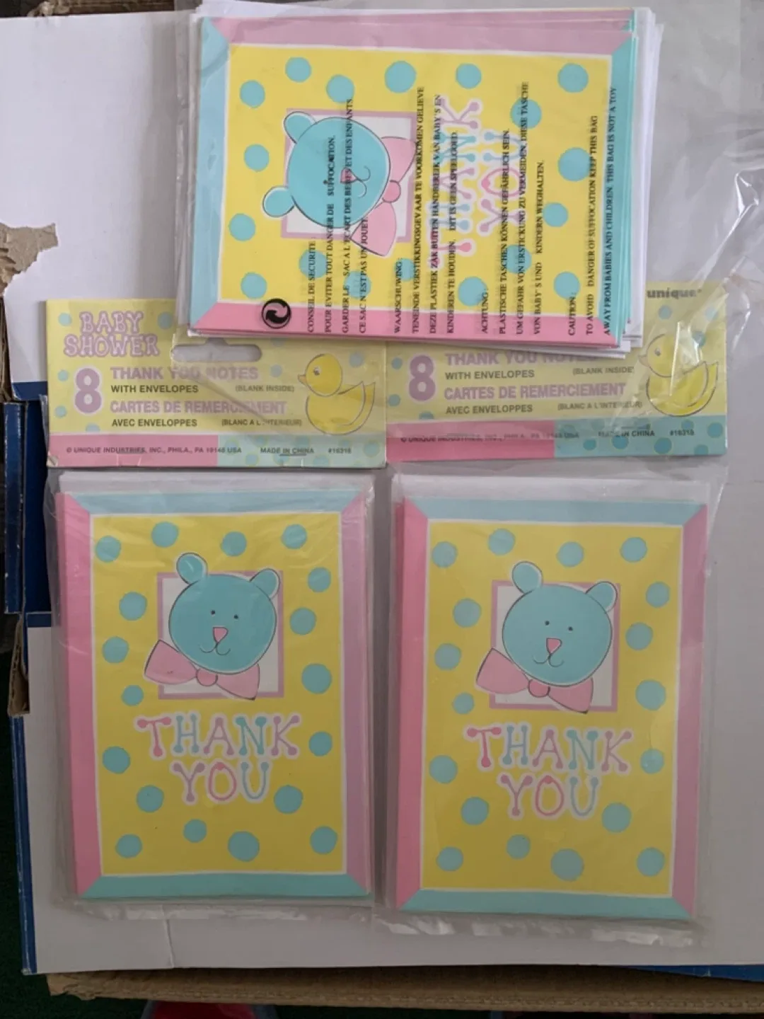 Baby Shower Thank You Notes - 3 Pack thumbnail