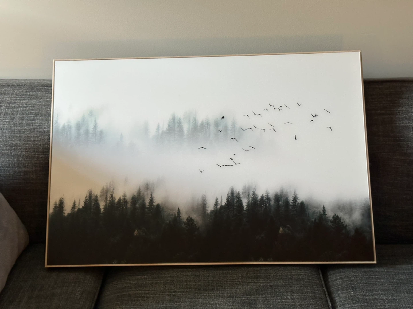 Framed Forest & Birds Print - photo 2