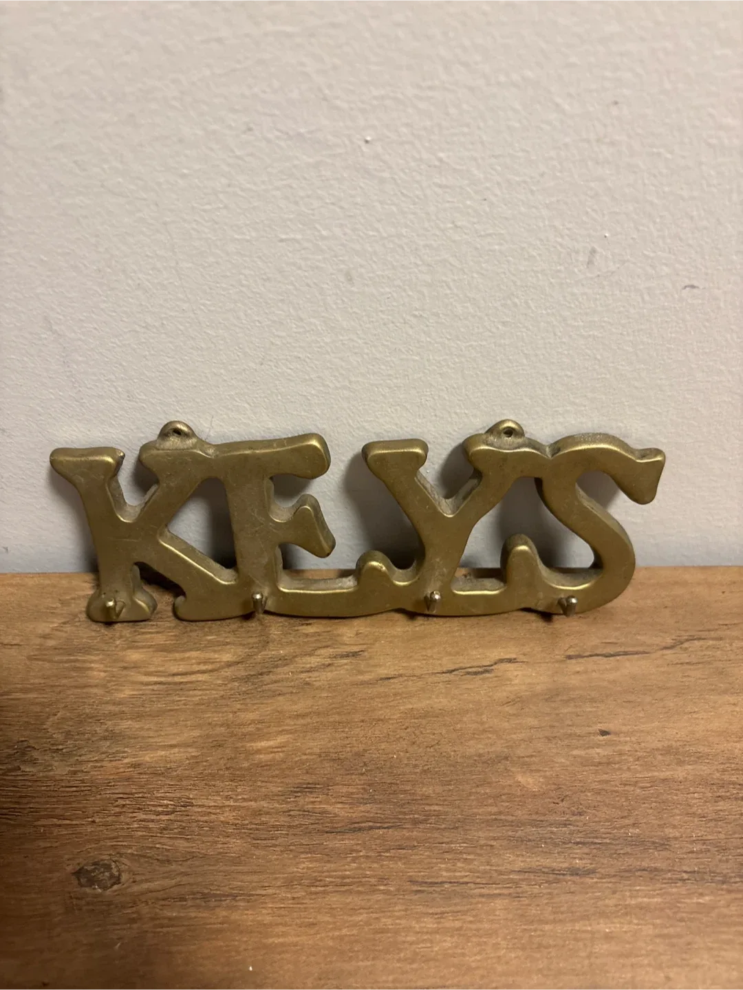 Vintage Brass Key Holder image indicator(3)