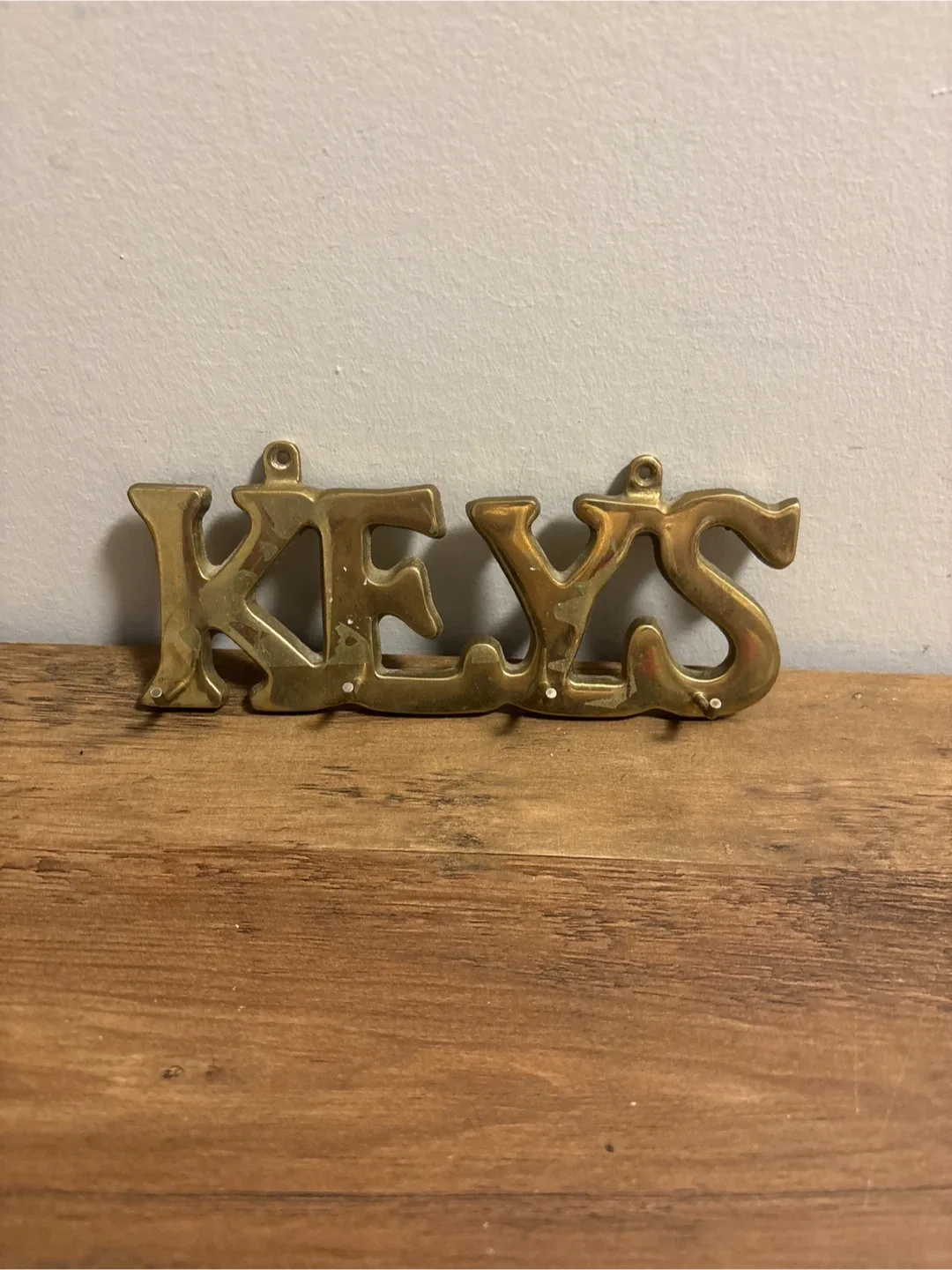 Vintage Brass Key Holder image indicator(2)