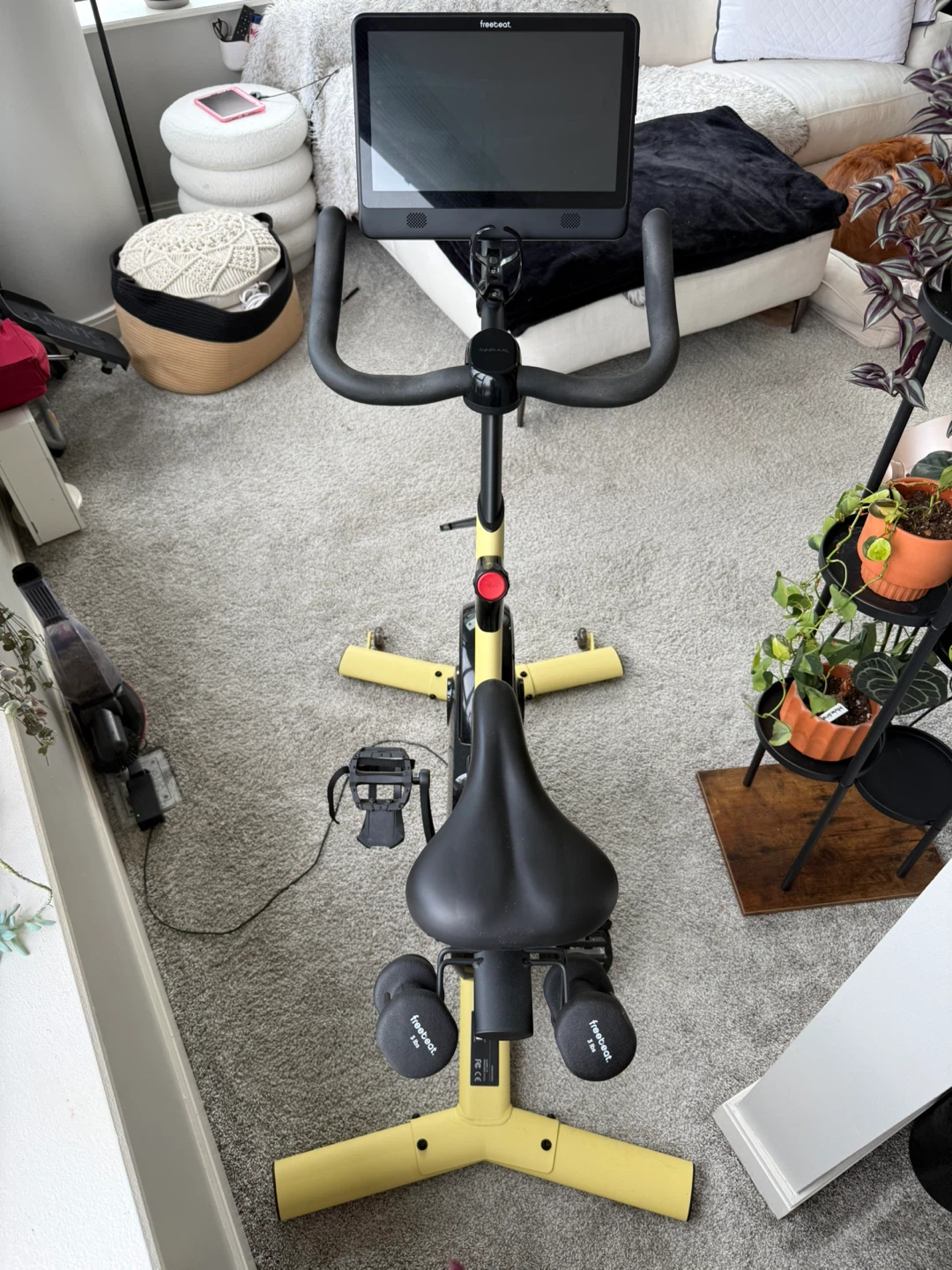 MUST GO ASAP! - Freebeat Exercise Bike - Yellow - photo 4