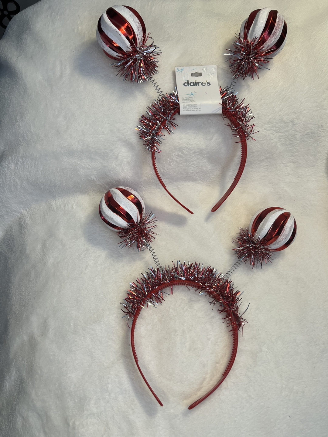 Claire's Christmas Headbands  $4 each or take all for $6