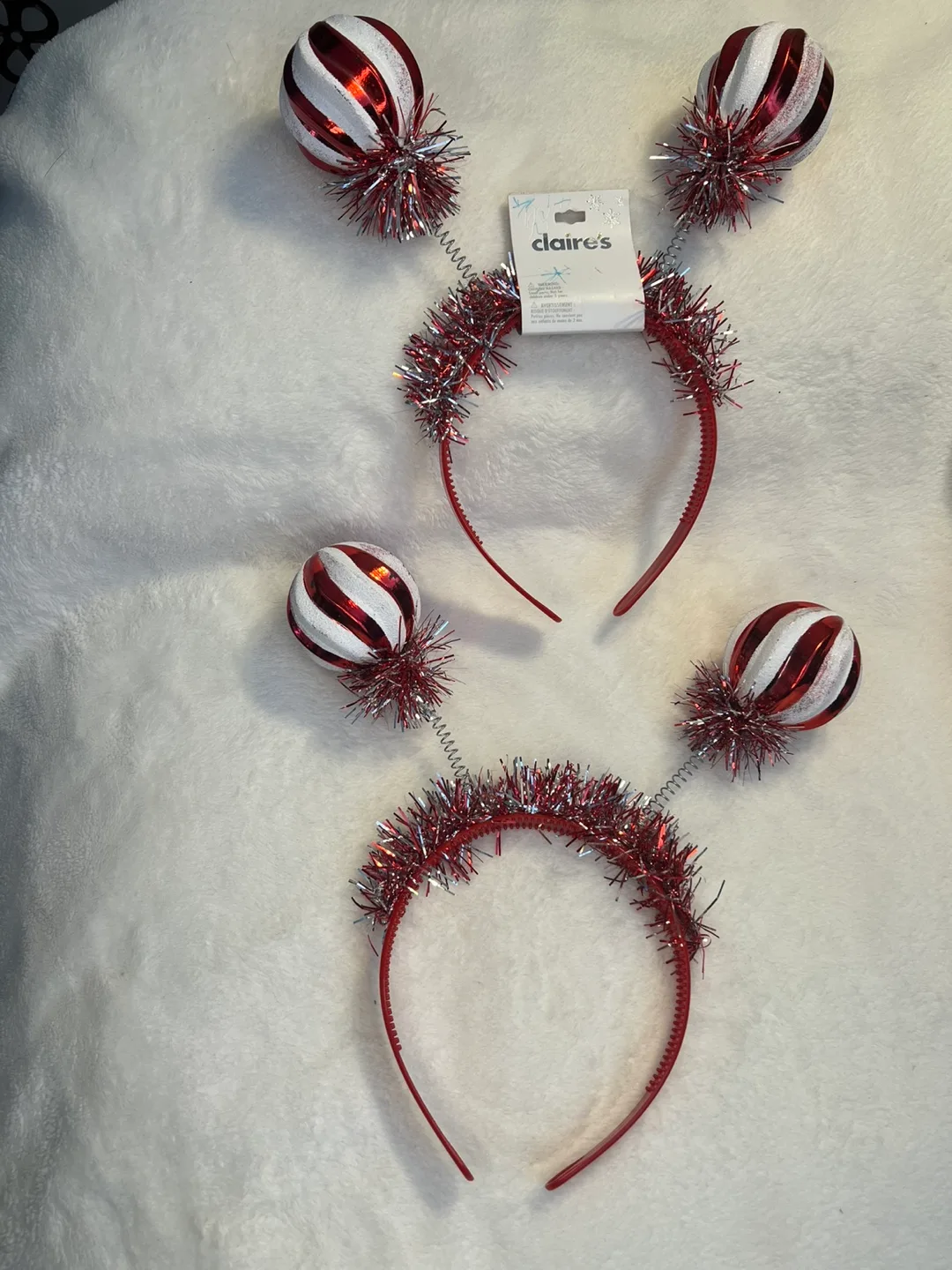 Claire's Christmas Headbands  $4 each or take all for $6