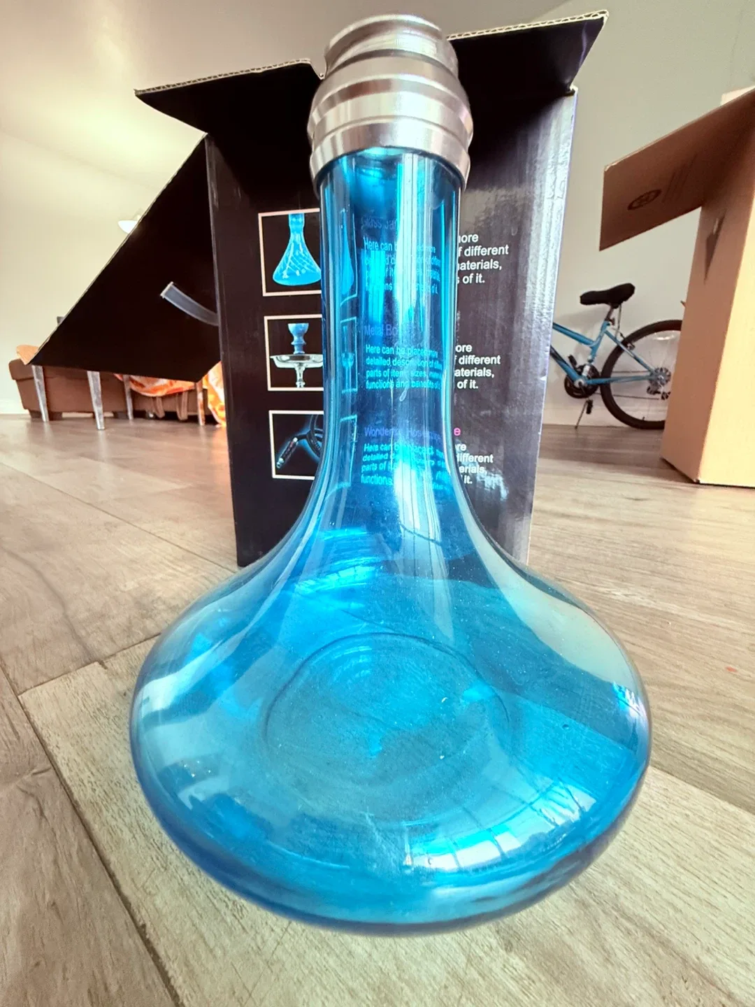 Blue Khalil Mamoon Hookah with Accessories image indicator(5)