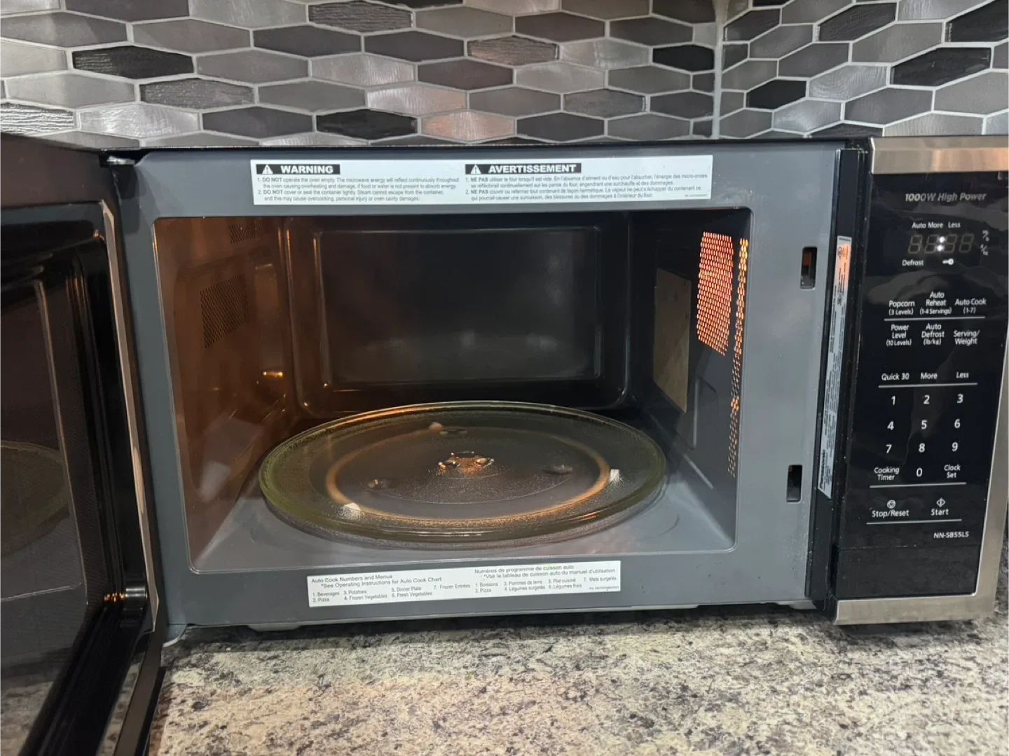 Panasonic Microwave image indicator(5)