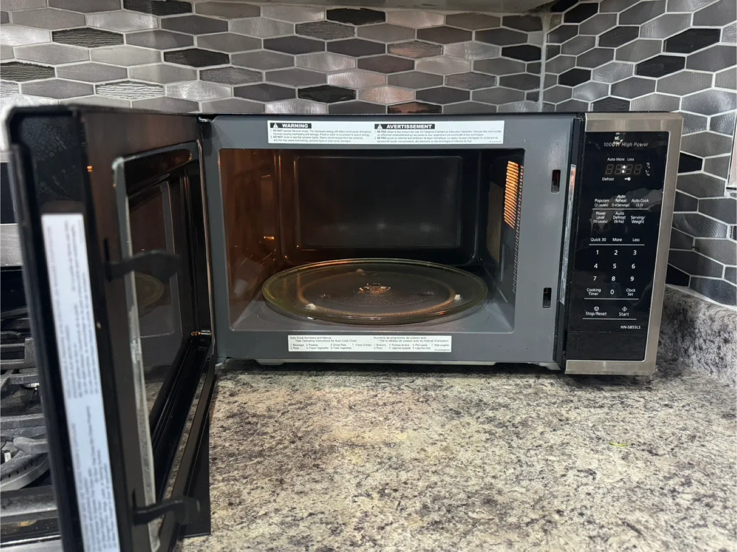 Panasonic Microwave image indicator(4)