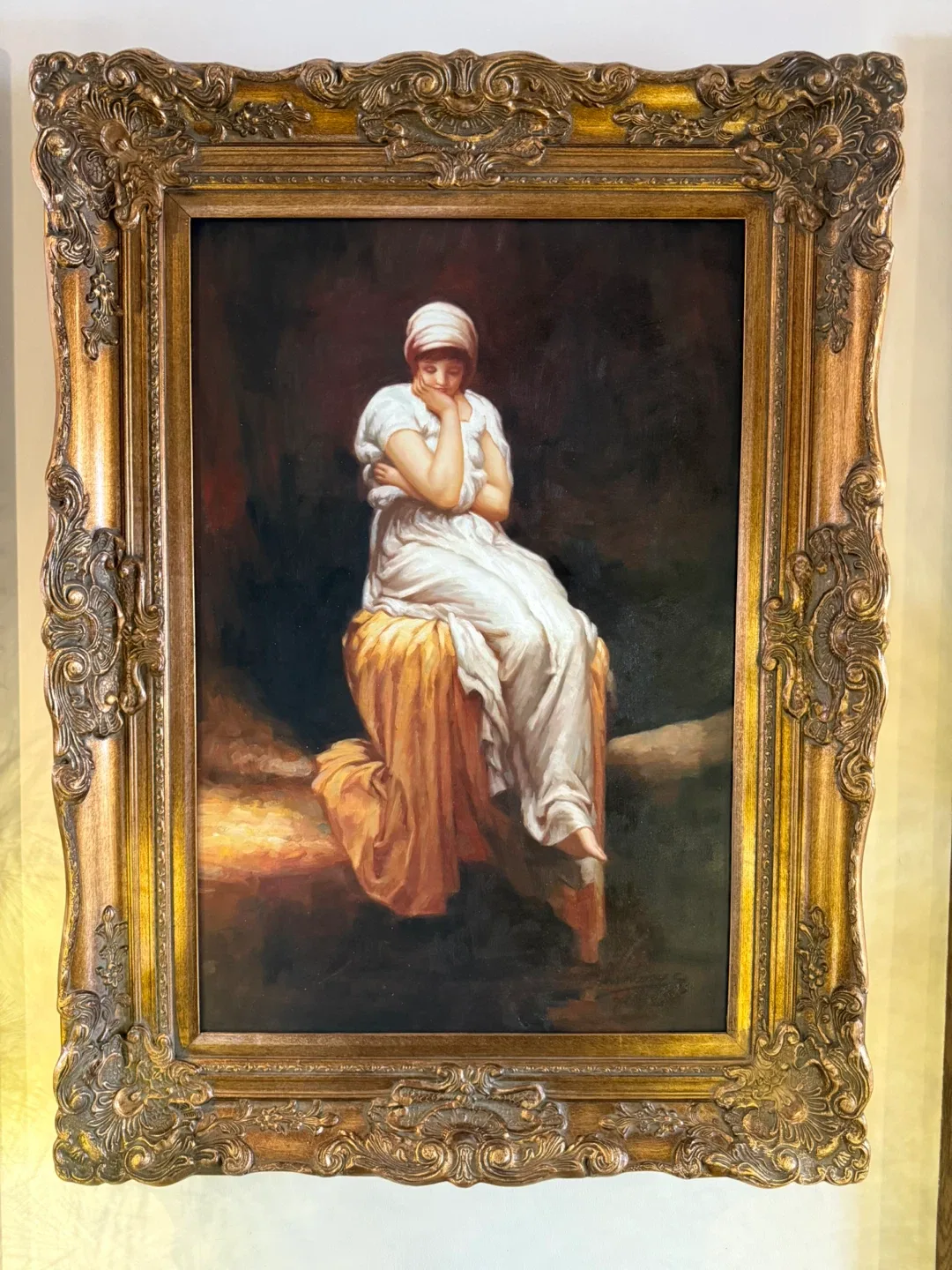 Ornate oil paintings with gold frames image indicator(2)