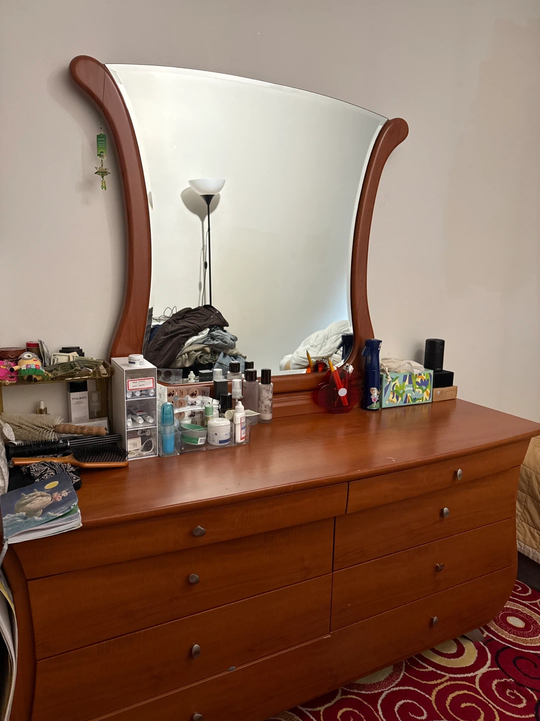 Wood Dresser with Mirror🥕