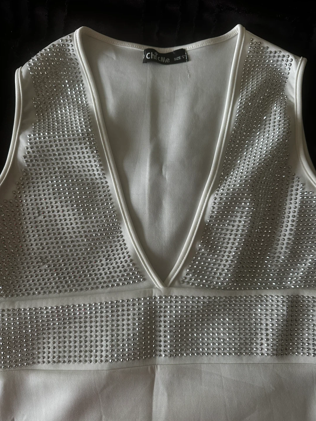 ChicMe White Dress Size L - photo 2