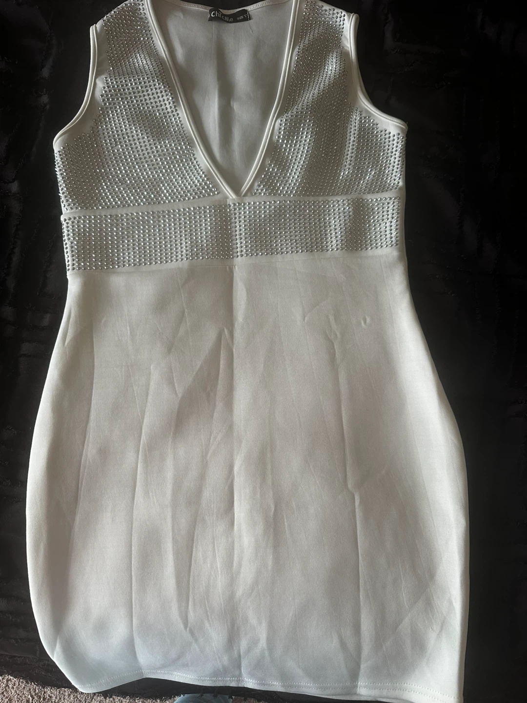 ChicMe White Dress Size L