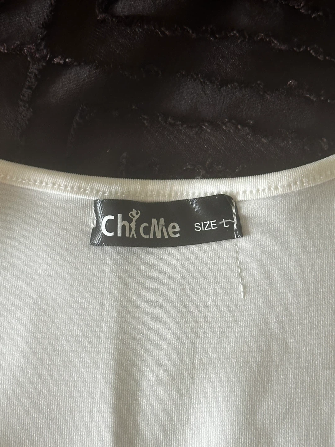 ChicMe White Dress Size L - photo 3