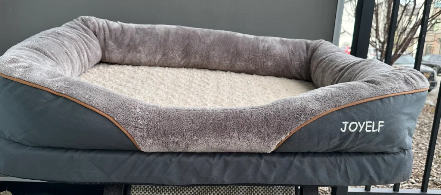 New Dog Bed: JOYELF Large Orthopedic Memory Foam image indicator(2)