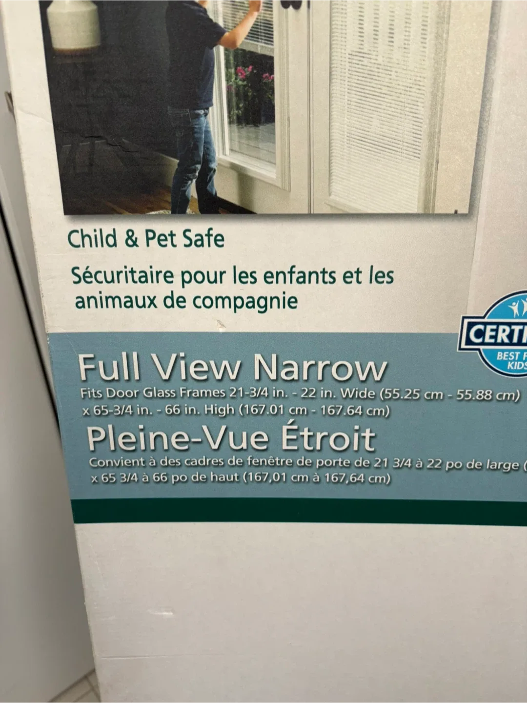 ODL Add-On Blinds for Doors - Full View Narrow image indicator(3)