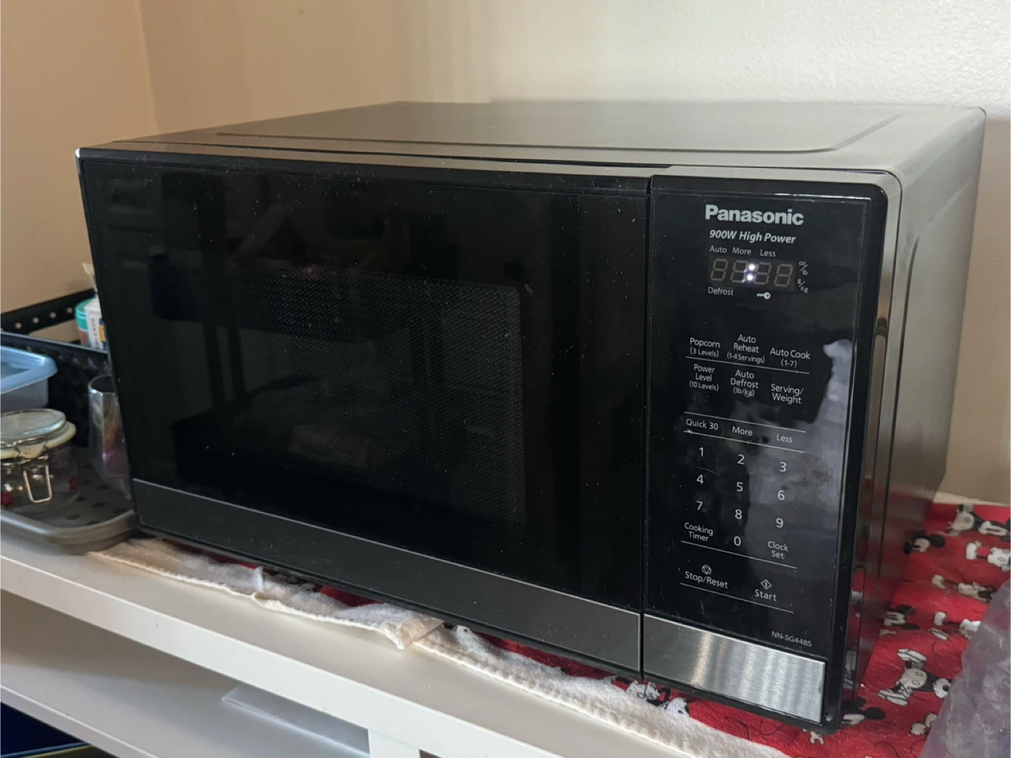 Panasonic NNSG448SC Compact 900 W High Power Microwave Oven