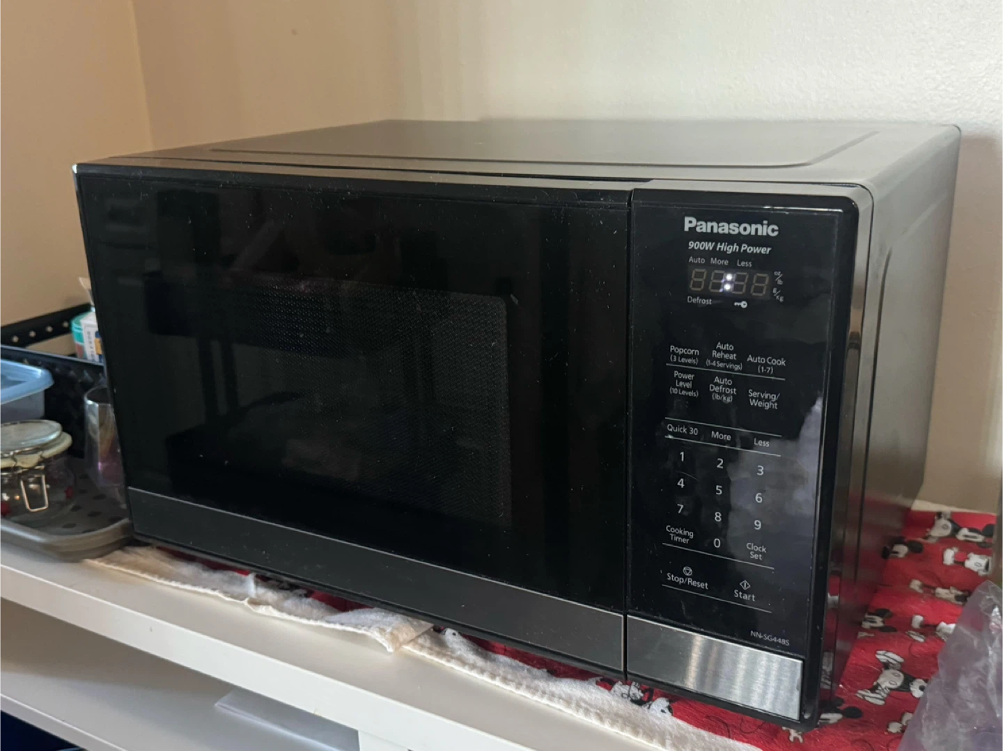 Panasonic NNSG448SC Compact 900 W High Power Microwave Oven - photo 2