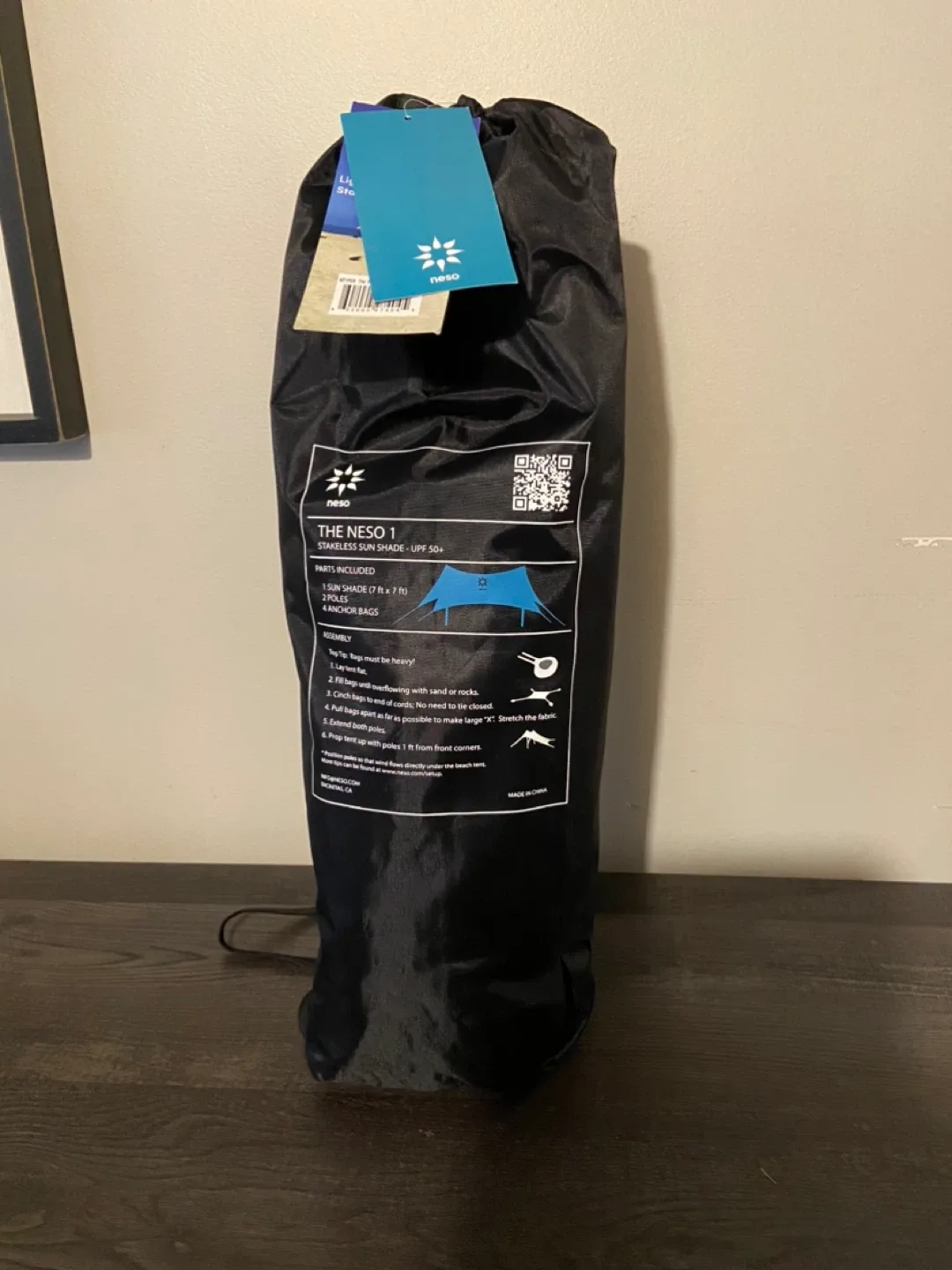 New Neso Beach Tent Portable Sunshade Canopy 7ft image indicator(5)